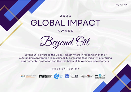 Securing a Greener Future: Beyond Oil Celebrates the 2023 Global Impact Award Win